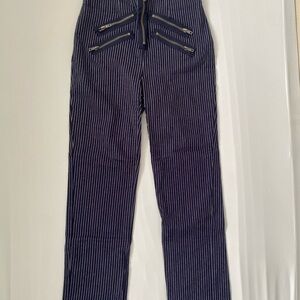 Womens Pinstripe Highwaist pants